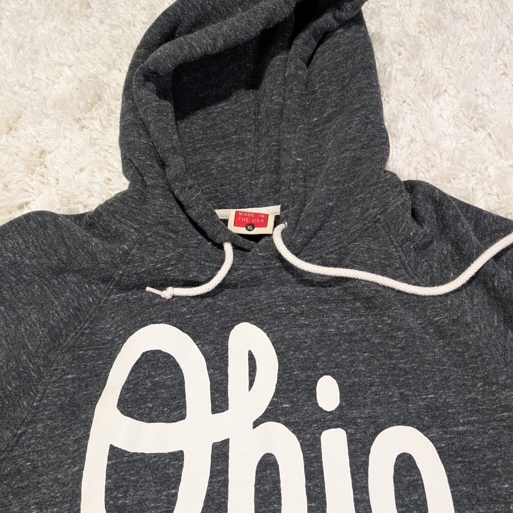 Homage Script Ohio Mens Hoodie